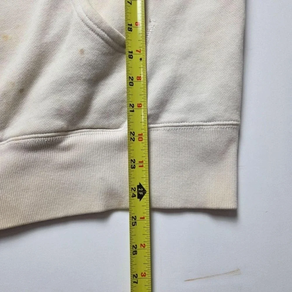 Vintage POLO Ralph Lauren Y2K White Zip Up Logo Hoodies Size XL‎